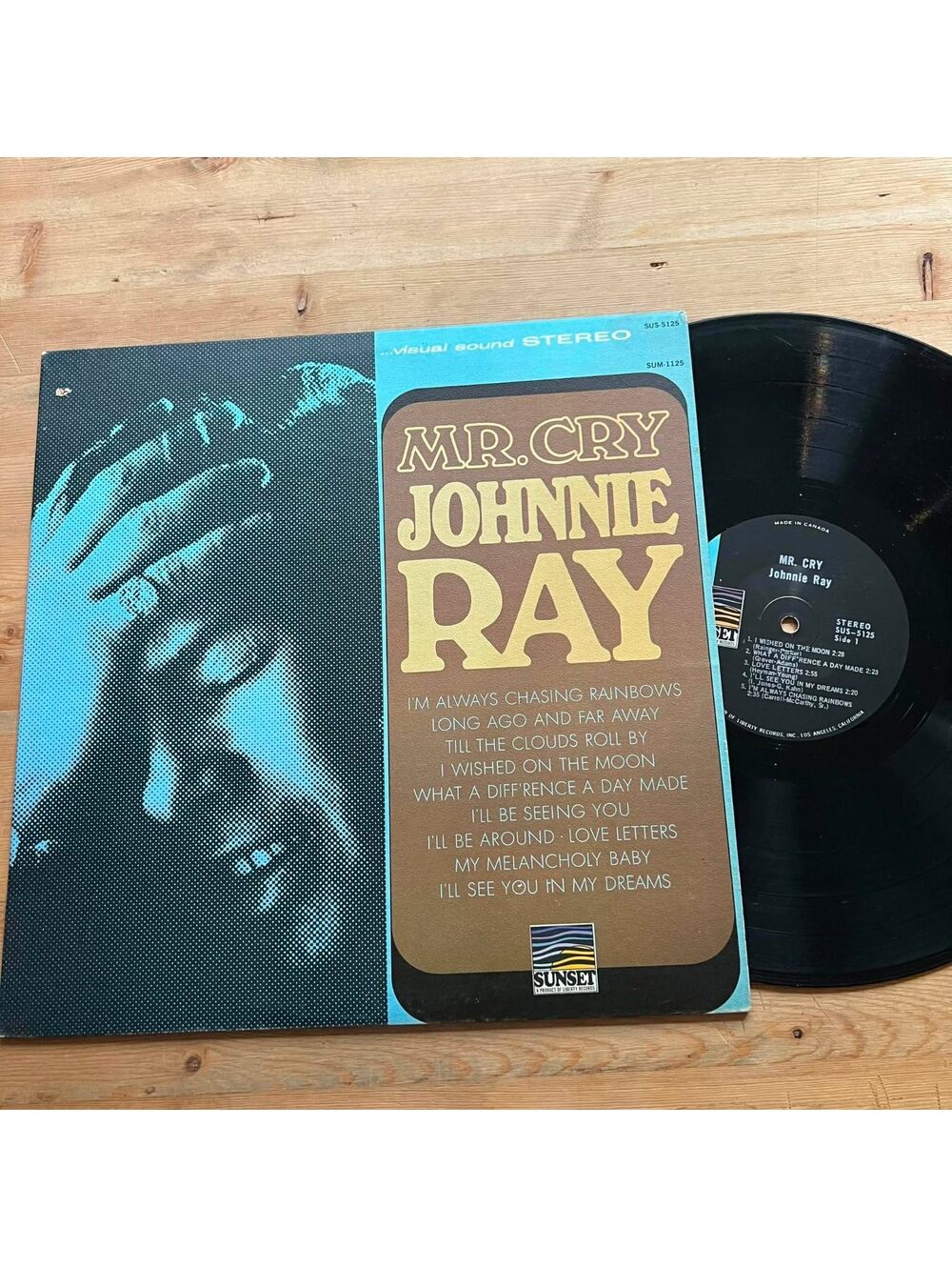 Johnnie Ray - Mr. Cry 33rpm VG+ VR25